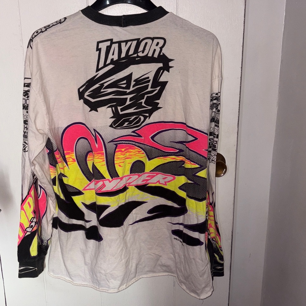 HYPER Bicycles Neon Graphic Long Sleeve Jersey size XL - Picture 4 of 8